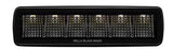 Hella Universal Black Magic 6 L.E.D. Mini Light Bar - Flood Beam - 358176201