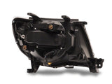 Raxiom 05-11 Toyota Tacoma Axial Series Switchback Projector Headlights- Black Housing- Clear Lens - TT23361