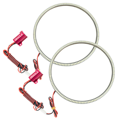 Oracle Jeep Wrangler JL/Gladiator JT LED Surface Mount Headlight Halo Kit - White - 1214-001