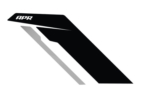 APR Sideburn Sticker - Black/Silver - PM100334