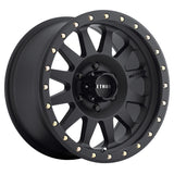 Method MR304 Double Standard 15x10 -50mm Offset 6x5.5 108mm CB Matte Black Wheel - MR30451060550N