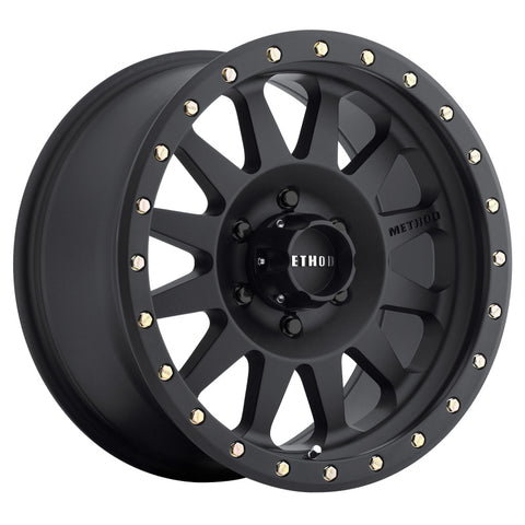 Method MR304 Double Standard 15x10 -50mm Offset 6x5.5 108mm CB Matte Black Wheel - MR30451060550N