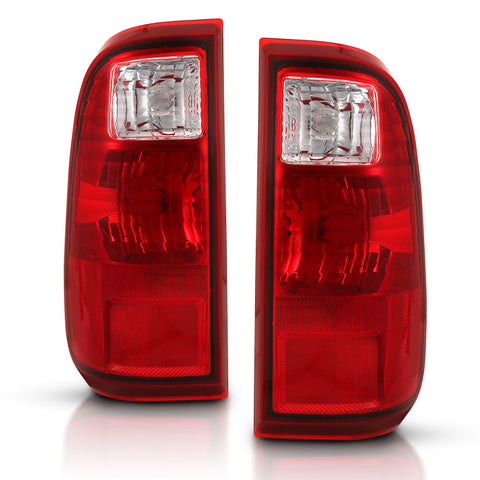 ANZO 2008-2016 Ford F-250 Taillight Red/Clear Lens (OE Replacement) - 311305