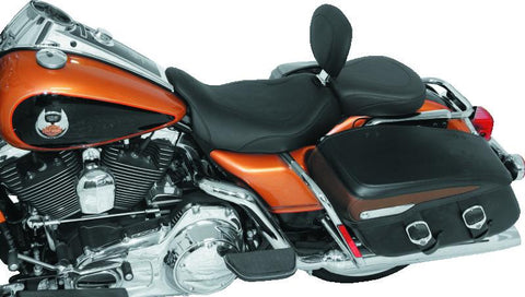 Mustang 08-21 Harley Electra Glide Std, Rd Glide, Rd King, Str Glide Touring Solo Seat -Black - 79719