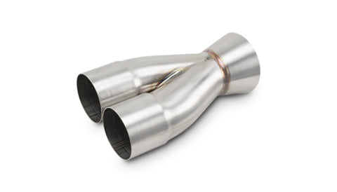 Vibrant 2-1 SS Merge Collectors (2-1/2in Inlet Slipover ID 3-1/2in Outlet OD) - Sold Individually - 10359