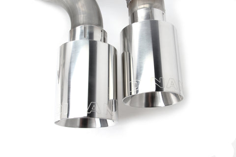 Dinan 18-23 BMW M550i (G30) Free Flow Axleback Exhaust System - Polished Tips - D660-0075