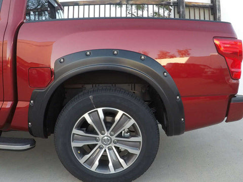 EGR 2017 Nissan Titan Bolt-On Look Fender Flares - Set - 796004