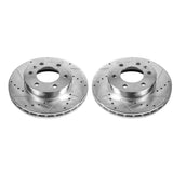 Power Stop 07-09 Dodge Sprinter 2500 Front Evolution Drilled & Slotted Rotors - Pair - EBR871XPR