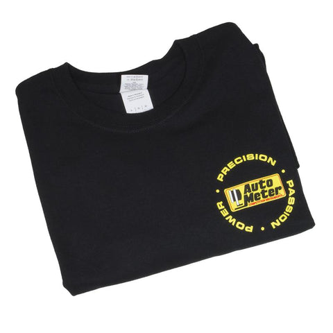 Autometer Black Competition Instruments T-Shirt - Large - 0422L