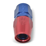 Russell Performance -10 AN Red/Blue Straight Full Flow Hose End - 610040