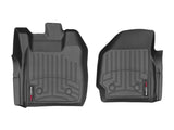 WeatherTech 13-16 Ford F-250 F-250/F-350/F-45-/F-550 Vinyl Front FloorLiner - Black (Regular Cab) - 449581V