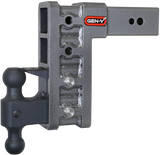 Gen-Y Mega Duty 3in Shank 9in Drop 3.5K TW 32K Hitch w/GH-0161 Dual-Ball/GH-0162 Pintle Lock - GH-1724