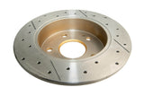 DBA 97-03 Honda Accord 3.0L Rear Drilled & Slotted Rotor (w/Gold Hat) - DBA489X