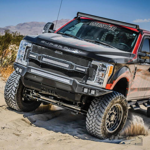 Westin 17-19 Ford F-250/350 Pro-Mod Front Bumper - Textured Black - 58-41175