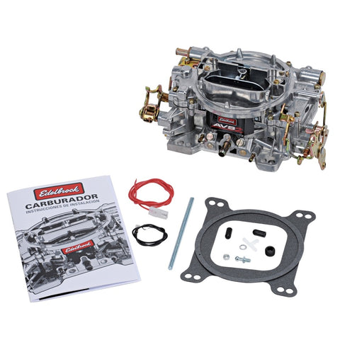Edelbrock Thunder Series AVS Dual Quad Annular Boosters 500 CFM Carburetor w/Manual Choke - 1904