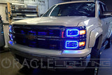 Oracle Chevy Silverado 14-15 Halo Kit Non-Projector Style - w/ Simple Controller - 2271-504