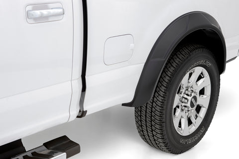 Bushwacker 17-19 Ford F-250 Super Duty w/ 81.8in Bed DRT Style Flares 4pc - Black - 20951-02