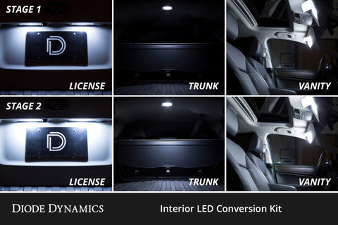 Diode Dynamics 06-12 Toyota RAV4 Interior LED Kit Cool White Stage 2 - DD0576