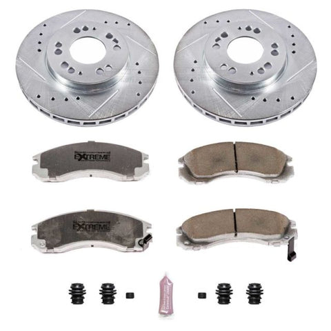 Power Stop 91-96 Dodge Stealth Front Z26 Street Warrior Brake Kit - K798-26