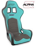 PRP Shreddy Alpha Composite Seat- Teal/Grey - SHRDYA3901-04