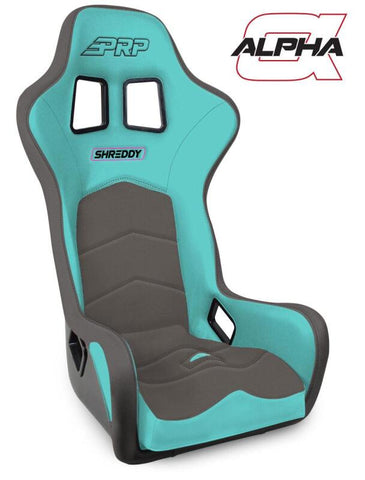 PRP Shreddy Alpha Composite Seat- Teal/Grey - SHRDYA3901-04