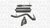 Corsa 14 GMC Sierra/Chevy Silv 1500 Reg. Cab/Long Bed 5.3L V8 Polished Sport Single Side CB Exhaust - 14872