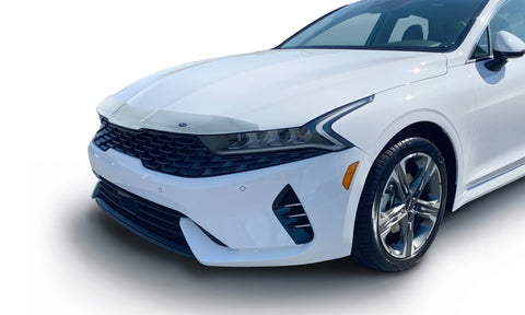 AVS 21-22 Kia K5 Aeroskin Low Profile Hood Shield - Chrome - 622199