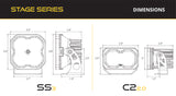 Diode Dynamics 14-19 Silverado/Sierra Ditch Light Brackets for - DD6654