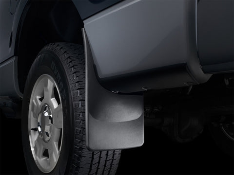 WeatherTech 17+ Honda Ridgeline No Drill Rear Mudflaps - Black - 120069