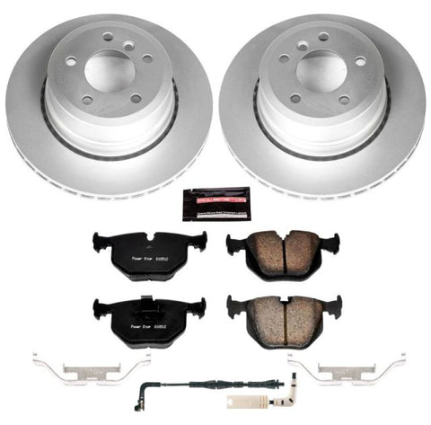 Power Stop 06-07 BMW 525xi Rear Z23 Evolution Sport Coated Brake Kit - CRK5491