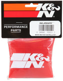 K&N 04-05 Honda TRX450R Round Straight Red Air Filter Wrap - HA-4504PR
