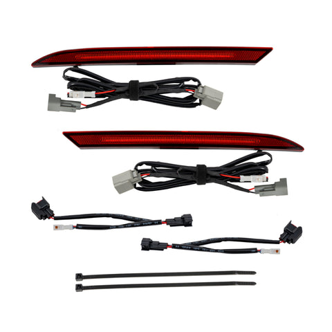 Form Lighting 2018+ Mustang LED Rear Reflector Red (Pair) - FL0094