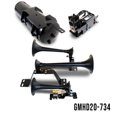 Kleinn 20-26 Chevrolet Silverado 2500 HD/ 3500 HD Onboard Air System w/ Model 730 Horns - GMHD20-734