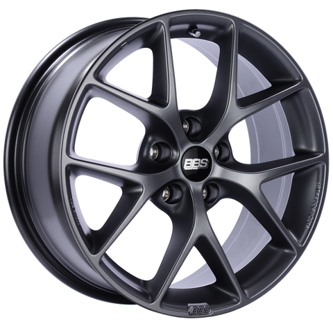 BBS SR 18x8 5x120 ET32 Satin Grey Wheel -82mm PFS/Clip Required - SR019SG
