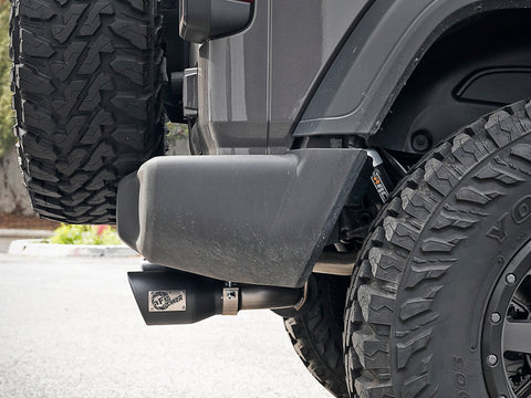 aFe Rebel Series 2.5in 409 SS Cat-Back Exhaust w/ Black Tips 18-19 Jeep Wrangler (JL) V6 3.6L - 49-48076-B