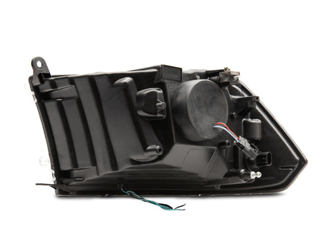 Raxiom 09-18 RAM 1500 LED Halo Projector Headlights- Black Housing (Clear Lens) - R111516