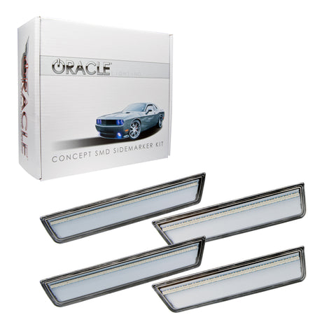 Oracle 08-14 Dodge Challenger Concept Sidemarker Set - Clear - No Paint - 9800-019