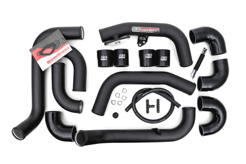 GrimmSpeed 2008-2014 Subaru STI Front Mount Intercooler Kit Black Core / Black Pipe - 090254