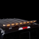 Putco 48In Universal 48In Tri Color Hornet Light (Amber/Blue/White) - LED Stealth Rooftop Strobe Bar - 950248