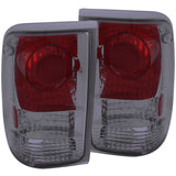 ANZO 1993-1997 Ford Ranger Taillights Smoke - 211177