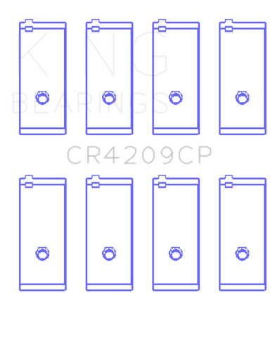King Engine Bearings Toyota 3Sgte (Size +0.25mm) Connecting Rod Bearing Set - CR4209CP0.25