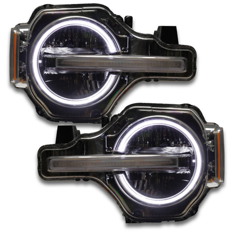 Oracle 2021 Ford Bronco DRL Upgrade w/ Halo Kit - ColorSHIFT w/ 2.0 Controller - 1468-333