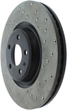 StopTech 12 Audi A6 Quattro/11-12 A7 Quattro/13 Q5/7-11/13 S4/12 S5 Front Left Drilled Rotor - 128.33138L