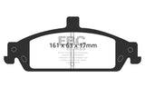EBC 97 Chevrolet Malibu 2.4 Yellowstuff Front Brake Pads - DP41248R
