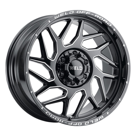 Weld Off-Road W117 20X10 Fulcrum 8X165.1 ET-18 BS4.75 Gloss Black MIL 125.1 - W11700082475