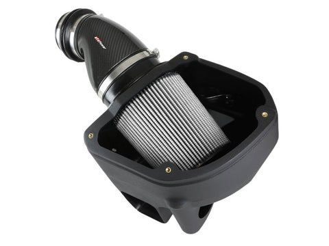 aFe Black Series Stage-2 Carbon Fiber Cold Air Intake System w/ Pro DRY S Media - 18-19 BMW M5 (F90) - 58-10005D