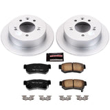 Power Stop 07-10 Hyundai Elantra Rear Z17 Evolution Geomet Coated Brake Kit - CRK5210