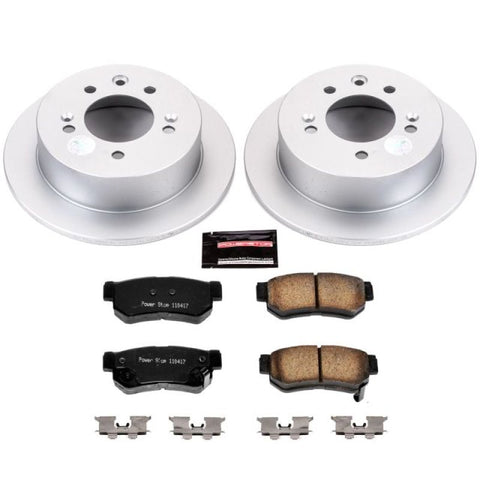 Power Stop 07-10 Hyundai Elantra Rear Z17 Evolution Geomet Coated Brake Kit - CRK5210