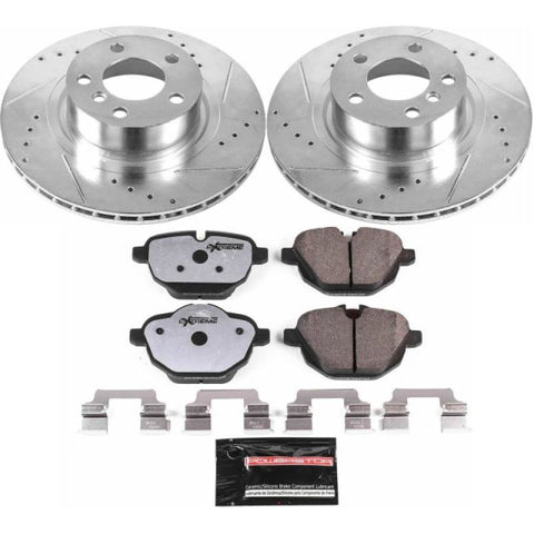 Power Stop 11-17 BMW X3 Rear Z26 Street Warrior Brake Kit - K6040-26