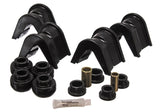 Energy Suspension 76-77 Ford Bronco/66-72 F-100/F-150 Blk 4 Deg Offset Complete 14 Pc C-Bushing Set - 4.7105G